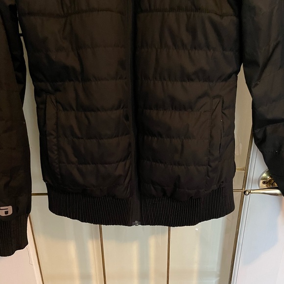 Women’s Eira Black Bomber Winter jacket - Picture 3 of 6
